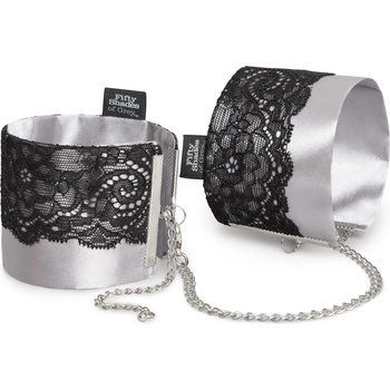 Image 1 of Fifty Shades of Grey Play Nice Satin & Lace Wrist Cuffs