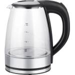 CROWN Електрическа кана Crown CK-1845K, вместимост 1.8 литра, 360° въртяща се основа, 1800W, прозрачна (CK-1845K) Електрически кани