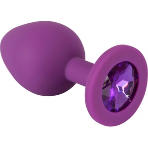 You2Toys - Colorful JOY - силиконов анален плъг - среден (лилав) - lovesexshop
