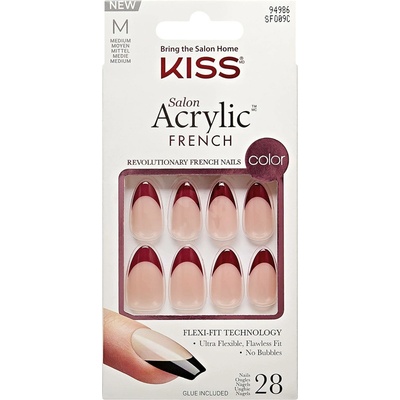KISS Umělé nehty Salon Acrylic French