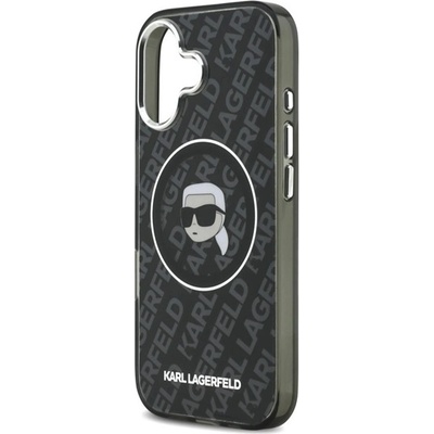 CG Mobile iPhone 17 KARL LAGERFELD IML KARL HEAD LOGO MAGSAFE Силиконов удароустойчив протектор за телефон, MagSafe, ЧЕРЕН KLHMP17SHMKBKHOK (KLHMP17SHMKBKHOK)