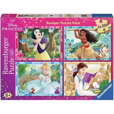 Ravensburger Disney Princezné 4 x 100 dielov