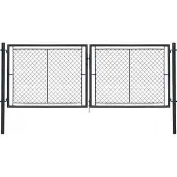 PILECKÝ Brána dvoukřídlá zahradní IDEAL II 3605 x 950 mm RAL 7016 antracit