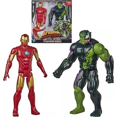 Hasbro Mattel Titan Hero Spiderman Iron man a Venom Hulk