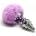 Alive Metal Anal Fluffly Twist Plug L Purple