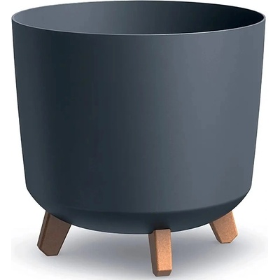 Prosperplast Obal na kvetináč Gracia Tubus 29,8x28,5 cm antracit plast