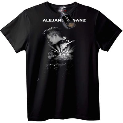NOONEBRAND Тениска с музика на Alejandro Sanz - XS, White