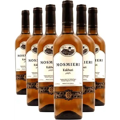 MOSMIERI 6x Mosmieri KAKHURI KVEVRI biele suché víno 13% 6 x 750 ml (holá lahev)