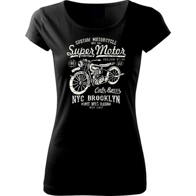 Super Motor Pure dámske tričko Čierna