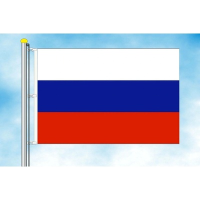 LIBEA, s.r.o. Vlajka Ruska Rozměr: 40×60 cm, Uchycení: Karabiny na stožár