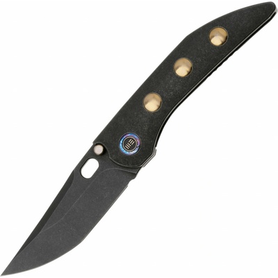 We Knife Attor Integral With Golden Inlay