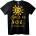 NOONEBRAND Тениска Ти си моето слънце - 2XL, Black