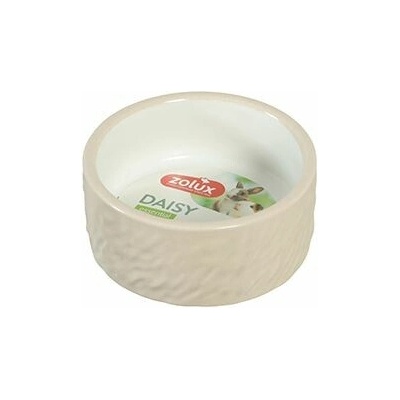 Zolux Miska keramická DAISY hlodavec 100 ml béžová