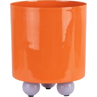 Present Time Метално покритие за кашпа ø 18 cm Double Funky - PT LIVING (PT4316OR)