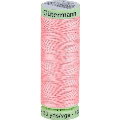 Polyesterové nitě Gütermann Jeans návin 30 m Varianta: 659 růžová nejsv., Balení: 1 ks