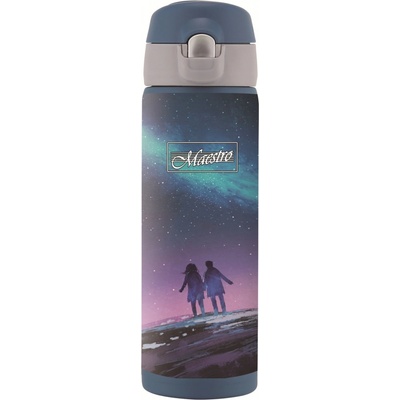 Termoska Maestro MR-1634-C z nerezové oceli na horké nebo studené nápoje 0,4 l