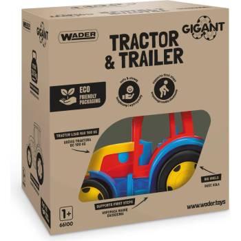 Wader Traktor Gigant s vlečkou plast 102 cm