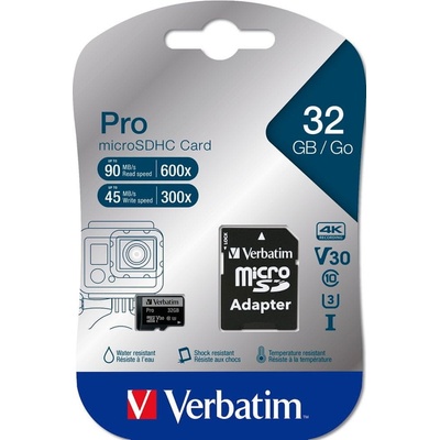 Verbatim Pro U3 microSDHC 32 GB 47041