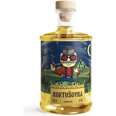 Poněšická kontušovka 35% 0,5 l (holá láhev)