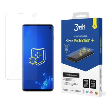 3mk Protection Защитно фолио 3MK, Antimicrobial, Silver Protection +, За Samsung Galaxy S10 (3MK SILVER PROTECT+(183)) (3MK SILVER PROTECT+(183))