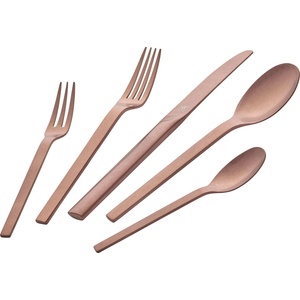 ZWILLING Minimale Комплект прибори за хранене матово покритие розово злато, 30 ел (1027158)