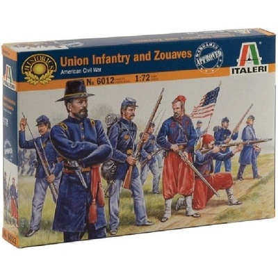 Corfix Model Kit 6012 UNION INFANTRY ZUAVES AMERICAN CIVIL WAR 1:72