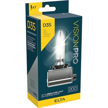 Elta xenon. výbojka D3S 85V 35W Pk32d-5 +200% VisionPro