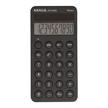 MAUL Настолен калкулатор, 10 цифри, MAUL "Eco MD 2", черен 7275290 (7275290)