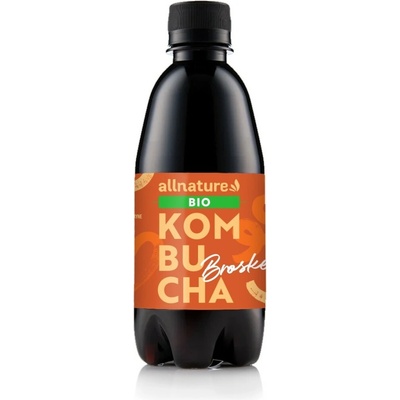 Allnature Kombucha Broskyňa BIO 330 ml
