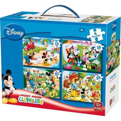 King Mickeyho klubík 12 + 16 + 20 + 24 dílky