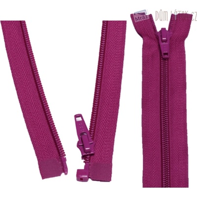 YKK Zips špirálový deliteľný amarantový 50 cm