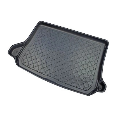Гумирана стелка за багажник за Audi Q2 (GA) (2016+) - on adjustable boot floor in upper position (flat loading threshold); wings removable