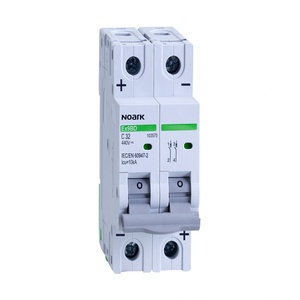 NOARK Electric Ex9BD 2P C 2A Автоматичен прекъсвач 2P 2A 440V DC крива C 10kA - 103567 (103567)