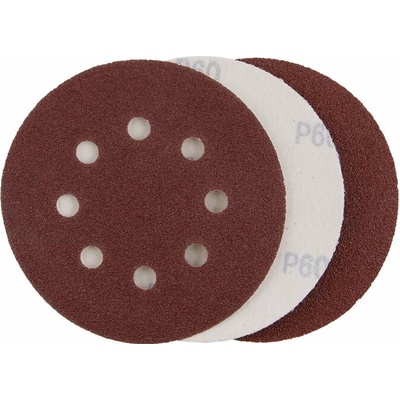 papier brúsny P60/3ks výsek suchý zips 125mm