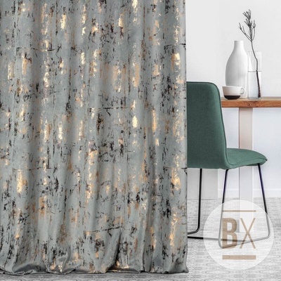 Velvet SAVIA GOLD š.280cm - Šedá
