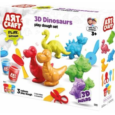 ART CRAFT sada na modelovanie dinosaurov 168 g