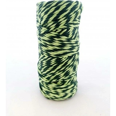 Yarn Melow Šňůra Angel 3mm Mix Tmavě zelená
