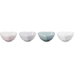 Le Creuset Купички за сосове и дипове Heart пастелни 4 бр (89341901750908)
