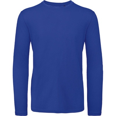 B&C pánske tričko s dlhým rukávom TM070 Cobalt blue