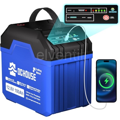 DCHOUSE outdoorová LiFePO4 12V/100Ah 1280Wh – Zboží Živě