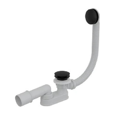 Alcaplast Sifón vaňový CLICK / CLACK, čierna-mat A507BLACK-80