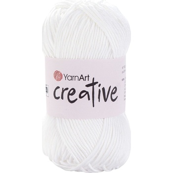 YARNART Creative 220 Optic White Плетива прежда (Creative 220)