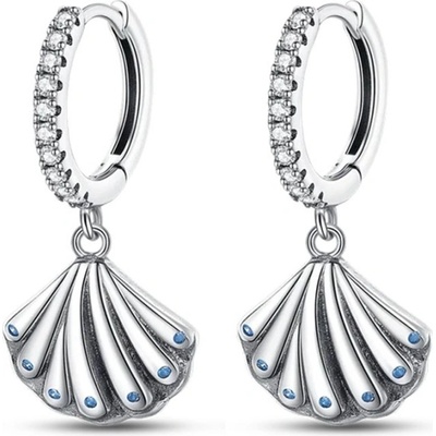Grace Silver Jewellery stříbrné náušnice Mušle E-PAE070/231 stříbrná