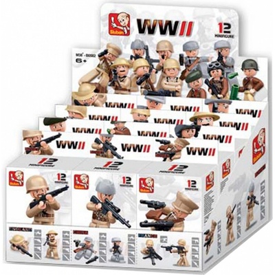 Sluban B0580 WWII Serie Postavičky