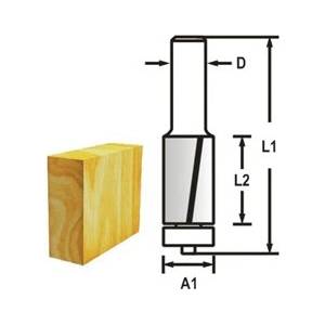 Makita Фрезова фреза за канали с 2 режещи ръба, опашка 8 мм, 12.7x13x56 мм D-47737 (D-47737)