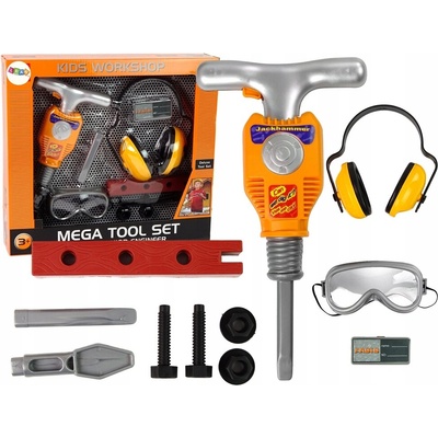 LEAN Toys Pneumatické kladivo pro děti