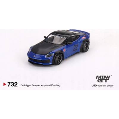 MINI GT Nissan Z LB NATION WORKS Seiran Blue 1:64