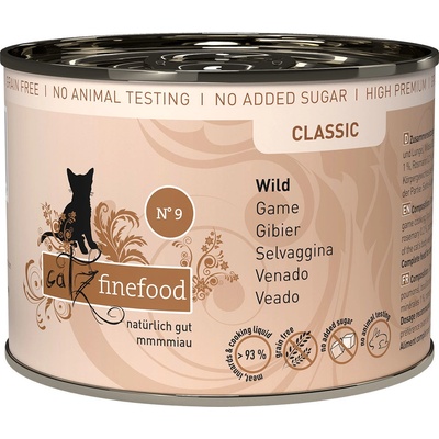 Catz Finefood No.9 se zvěřinou 6 x 200 g