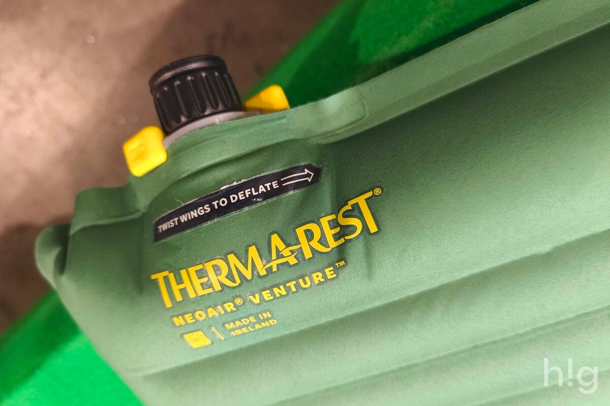 Šroubovací ventil u karimatky Therm-a-Rest NeoAir Venture