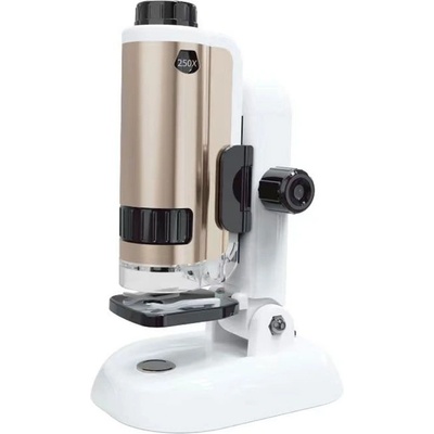 Raya Toys Детски микроскоп Raya Toys Метален, със светлина, с аксесоари, увеличение от 100 до 250 пъти